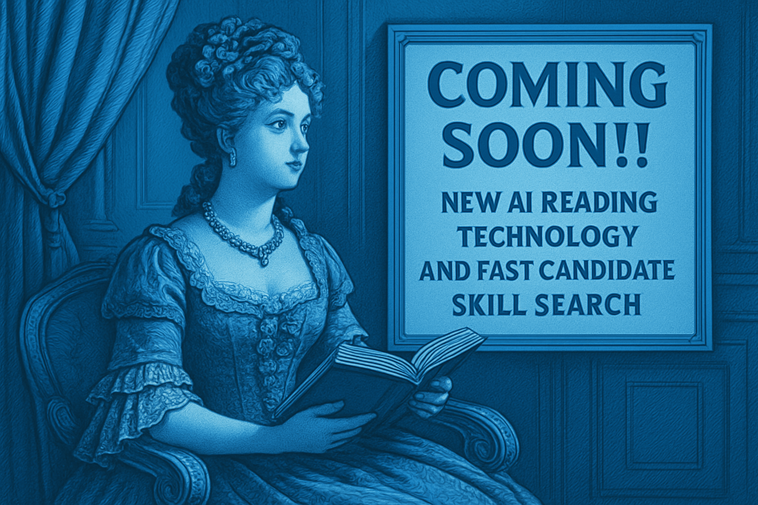 AI OCR & Skill Search Illustration